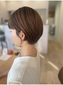 丸みショートボブ