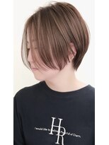 ゴカン バイ ジル ブラン 名古屋(Gokan by JIL BLAN)&nbsp;ハイライトバレイヤージュダブルカラーショートカット30代40代