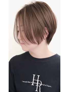 ゴカン バイ ジル ブラン 名古屋(Gokan by JIL BLAN) ハイライトバレイヤージュダブルカラーショートカット30代40代