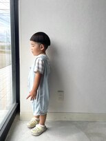 ラフ バイ マグ 南松本(R.A.F. by Mag) キッズカット刈り上げツーブロックキノコマッシュ男の子