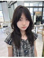 ビューナゴヤ 名駅(VIEW NAGOYA)&nbsp;黒髪/小顔/レイヤーカット/ハッシュカット/韓国レイヤー