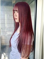 ザ オーダー(THE ORDER)&nbsp;赤髪/チェリーレッドカラー/レイヤーカット/ケアカラー/艶髪