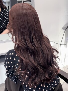 ペレ 栄 アネックス(PELE栄ANNEX) 韓国 くびれロング レイヤー ワンホンヘア 小顔前髪