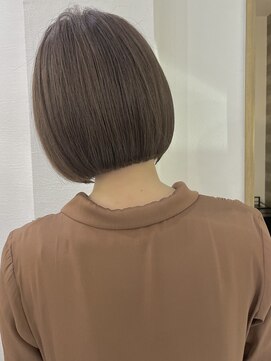 ロンド エメ 柏(Lond aimer) 柏ショートショートボブショートカットくびれ丸みボブハイライト