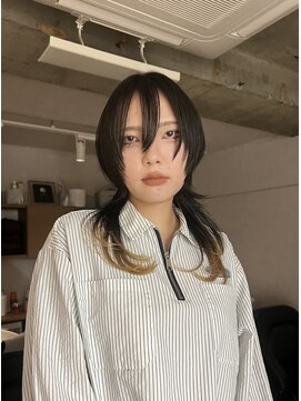 アドネ プライム(adne prime) ウルフカット/ウルフカット名駅/シャギーウルフ/ロングウルフ