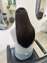 トーン(tone)&nbsp;大人ナチュラルブラウン×髪質改善絹髪ストレートヘア