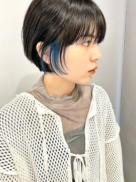 ソト 銀座(soto.) ハイライトカラー/くびれヘア/レイヤーパーマ/ミニボブ[銀座]