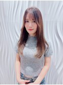 ナチュラルロングヘア30代40代