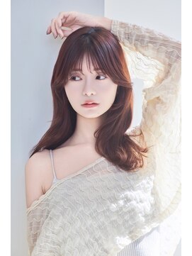 ケアリー 練馬(Carelly) デザインカラー/レイヤーカット/ウェットヘア/オリーブベージュ