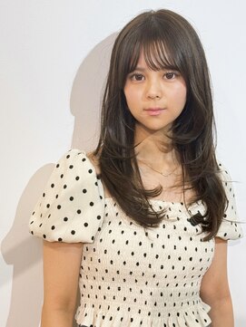 ブランロール 中目黒店(Blanl'or) 大人ガーリー/ダークアッシュ/似合わせカット/レイヤーカット