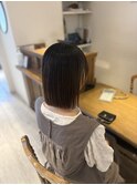 顔まわりレイヤーボブ