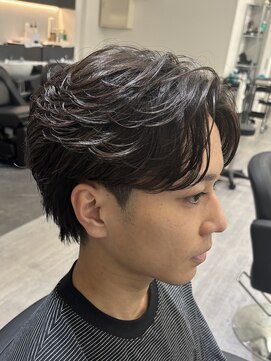 ビカムメンズヘアー 栄店(become men's hair) 毛流れセンターパート/フェザーショート/フェザーパーマ/名古屋