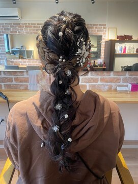 【お呼ばれヘア】ヘアセット