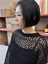 フェンヘアーアイス 中目黒(Fen.hair ici)&nbsp;20代30代40代大人小顔美人黒髪ショートボブ
