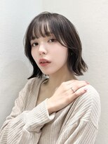 ロンド レグリーズ 立川(Lond leglise)&nbsp;グレーブラウン似合わせカット/ミニボブレイヤー/ダークアッシュ