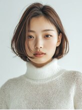 クート 久喜(ku－to)&nbsp;【30代40代50代にオススメ】ひし形ボブ×チョコレートブラウン