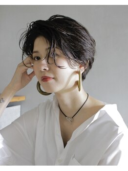 ブリック(BRICK.S)の写真/ご来店いただく過半数の方がショートヘアのサロン《BRICK.S》カジュアル～シックまでデザイン力に幅あり◎