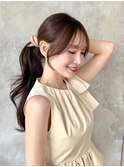 ＊20代30代40代◎小顔前髪顔まわりレイヤーサイドバング