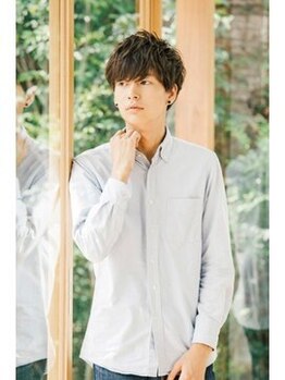 イメージア 溝の口店(IMAGE A)の写真/サロンで叶える！メンズのショートレイヤーカットは再現性＆もちが良いのが魅力♪理想の髪型に！