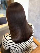カノエ 福岡香椎店(canoe) ショコラブラウン 艶カラー 髪質改善トリートメント 艶髪 20代