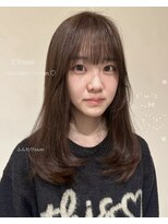 メゾンシアー(Maison Sheer)&nbsp;chocolate brown / ふんわりレイヤー /顔周りカット