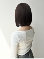 ロックス バイ マグ 松本(rocks BY MAG)&nbsp;透明感ココアブラウン×小顔切りっぱなしボブ20代30代