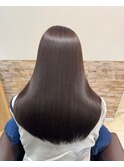チョコレートブラウン/巻ける縮毛矯正/髪質改善9.グレージュ
