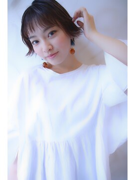 ブーケ(BOUQUET) シースルーバング、ストレートボブ・似合わせカット・簡単