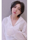 【Stylist AI HONDA】リラックス感のあるショートヘアー
