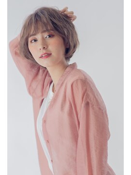 ブリング バイ スノードロップ 吉祥寺(BRING by Snowdrop) 前髪/マチルダボブ/ピンクベージュ/インナーグレージュ/吉祥寺