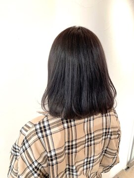 ネオリーブアオバ 高田馬場店(Neolive aoba) アディクシーカラーサファイアで作る暗髪カラースタイル