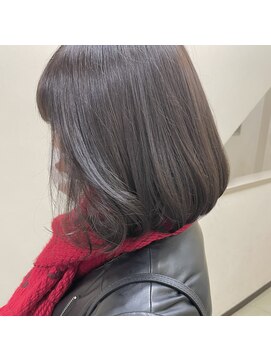 エストアール フクオカ 福岡博多店(est-r. Fukuoka) グレージュ/ボブ/顔周り/博多