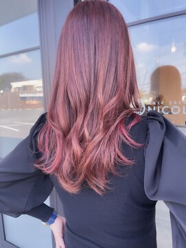 ニコル(NICOLL) ピンクラベンダー×インナーカラー