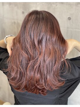 アズビー(azBBB) 【佐賀/ａｚＢＢＢ】ブリーチなしでできるＲｅｄ系カラー