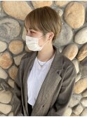 ハイトーンマッシュショート