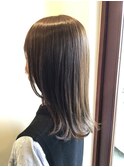 アッシュベージュ/透明感/ブリーチなし