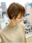モテ髪カタログ/外ハネボブ/ペールベージュ[梅田/茶屋町]
