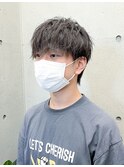 襟足ありマッシュ