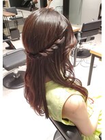 セット バイ エムビューティー(Set by M.beauty) ハーフアップ☆ヘアセット/ヘアメイク/渋谷/表参道/外苑前/東京