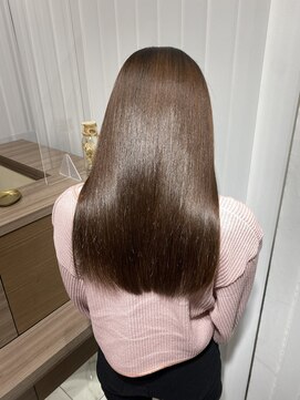 キュア 表参道(CURE) 黒髪/グレージュカラー/ココアベージュ/ヘルシーロング[表参道]