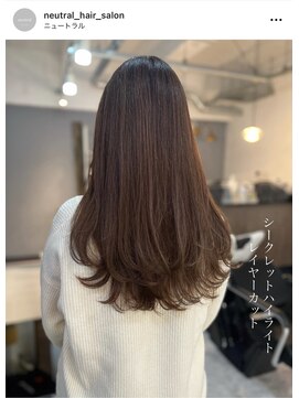 ニュートラル(neutral) 【neutral】シークレットハイライトとレイヤーカットと