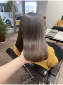 イメチェンヘアショコラアッシュ小顔カットモテ髪前髪白髪ぼかし