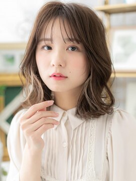 カバーヘア ブリス 志木南口駅前店(COVER HAIR bliss) イヤリングカラー韓国風顔周りレイヤーTb3志木20代30代40代