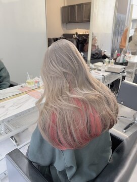 イヴ 原宿(I've) グレージュ×レッドカラー【原宿/I've】tomoya