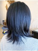 20代30代40代髪質改善トリートメント外ハネレイヤーミディアム