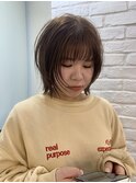 ウルフボブ/レイヤーボブ/ボブルフ/20代30代40代50代/難波
