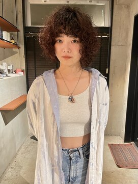 メゾンアミリ(Maison AmiLi) デザインカラー/オリーブベージュ/ウエットヘア【千葉／パーマ】