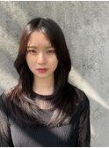 韓国/レイヤーカット/顔周りカット/10代/20代