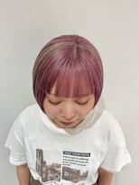 ビーハイブアヴェダ PARCO2店(BEHIVE AVEDA)&nbsp;【yuuna】miniボブ×セクションカラーで差をつける！！！☆