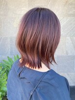 メゾン アヴァロ(Maison Avallo)&nbsp;モーブピンクのくびれミディアムヘア